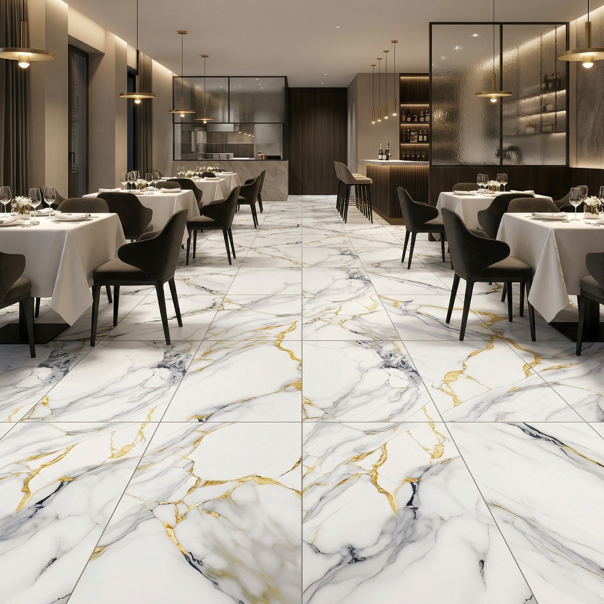 Gresie 26057 60X120 GLITER alb | CeraMall.ro