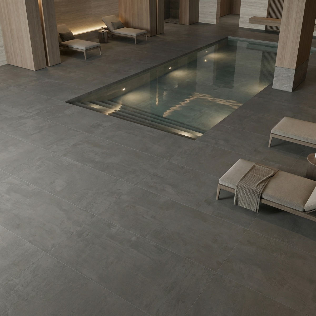 Gresie HANNOVER ANTHRACITE F PC 600X1200X8 R MAT 1L gri | în