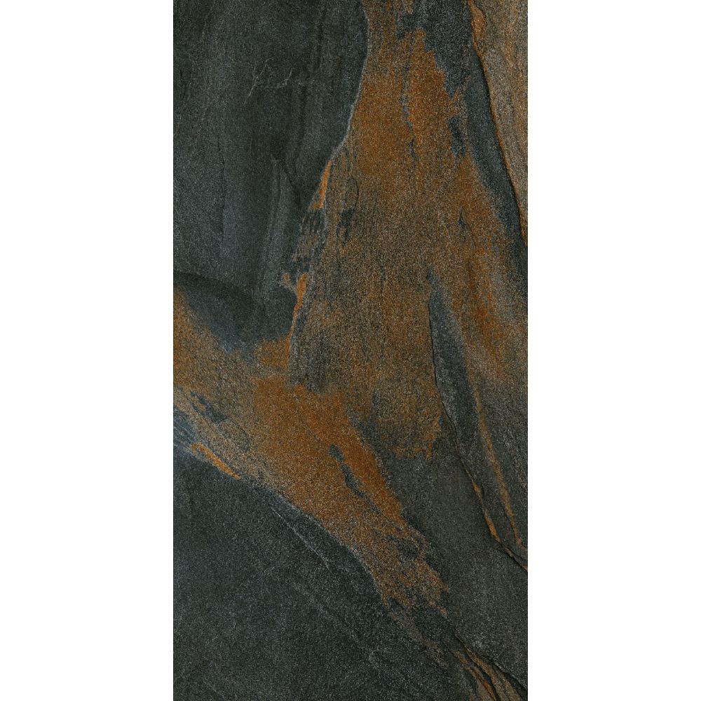 Gresie SLATE ANTHRACITE F PC 600X1200X8 R SUGAR negru | CeraMall.ro