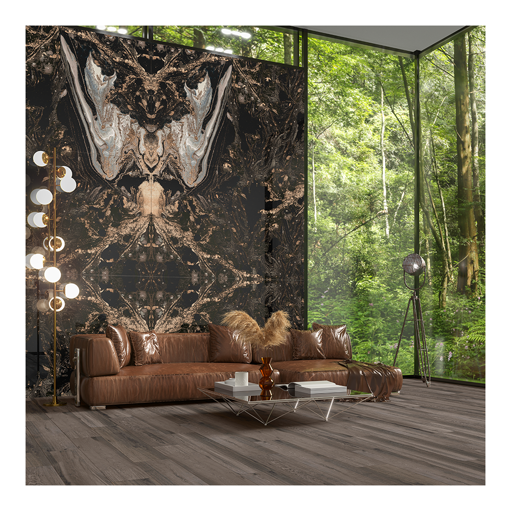 Gresie Magnifique Black 60x120 lucioasă | CeraMall Outlet