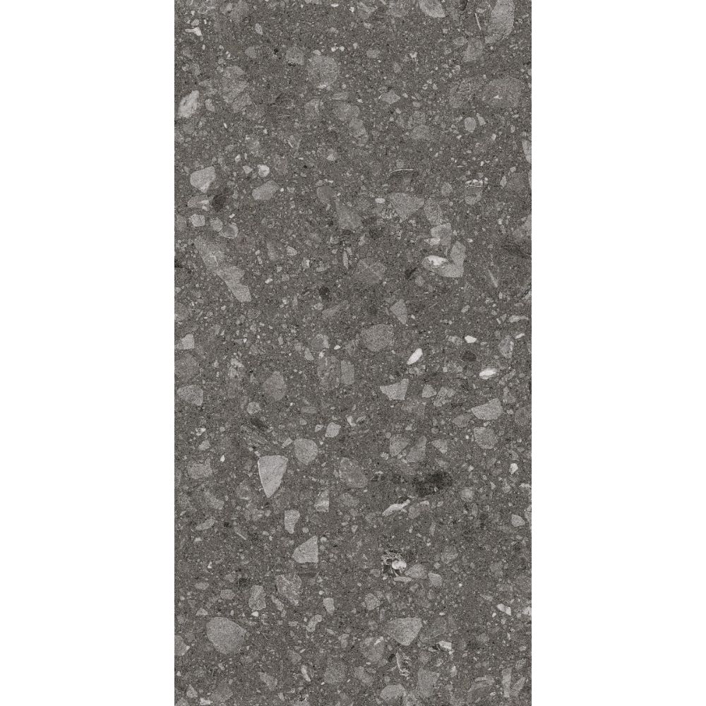 Gresie TERRA ANTHRACITE F P 600X1200X8 R MAT 1L negru | în Romania