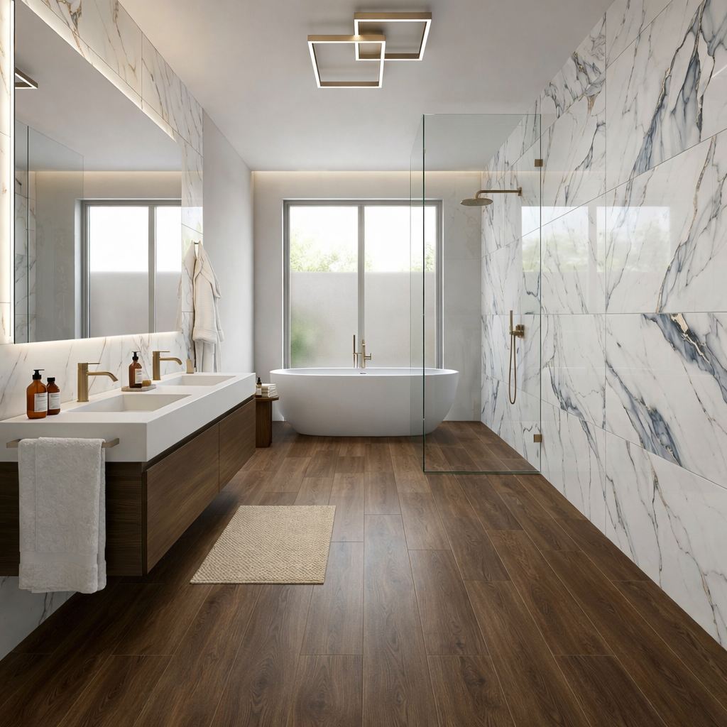 Gresie 26055 60X120 HG alb | CeraMall.ro