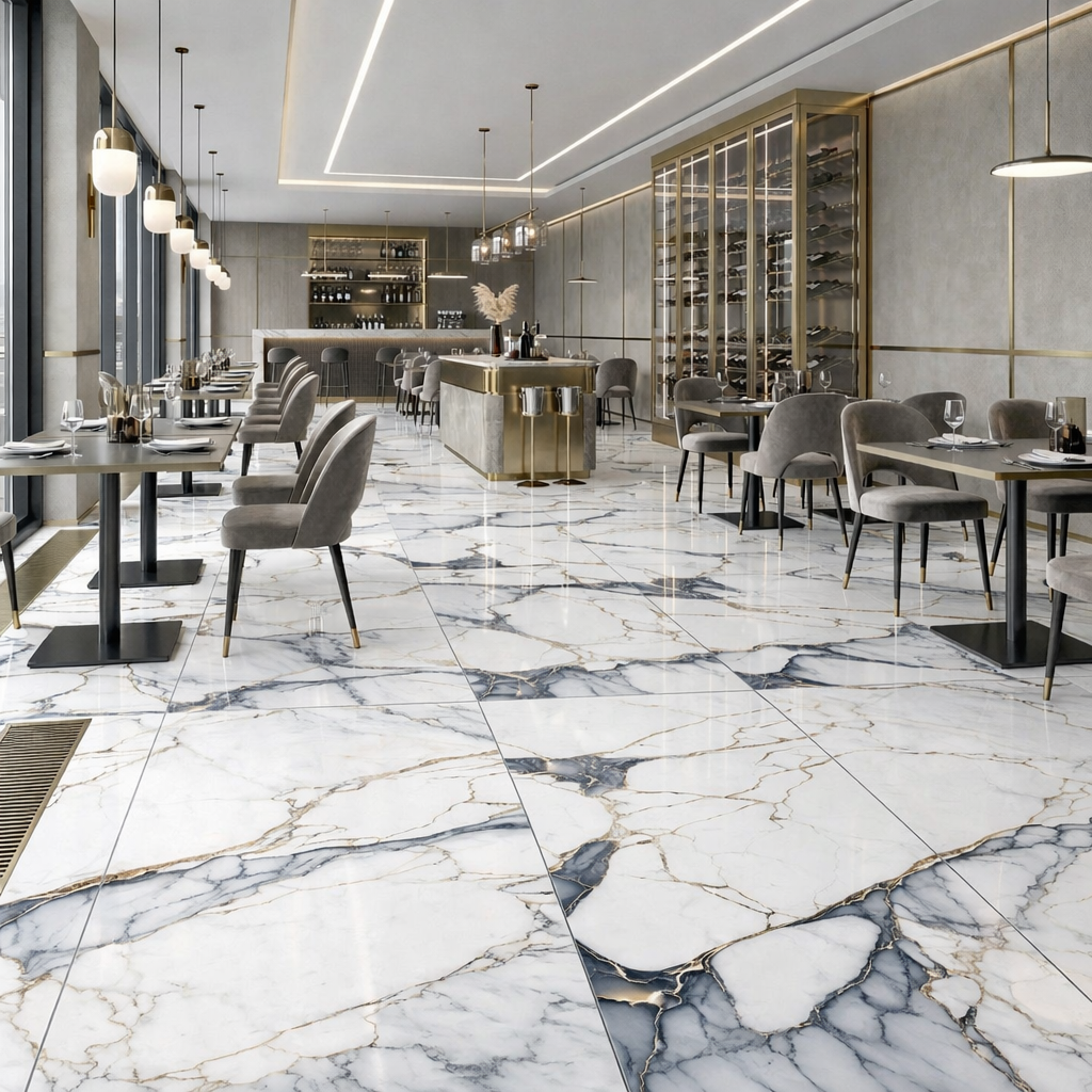 Gresie 26055 60X120 HG alb | CeraMall.ro