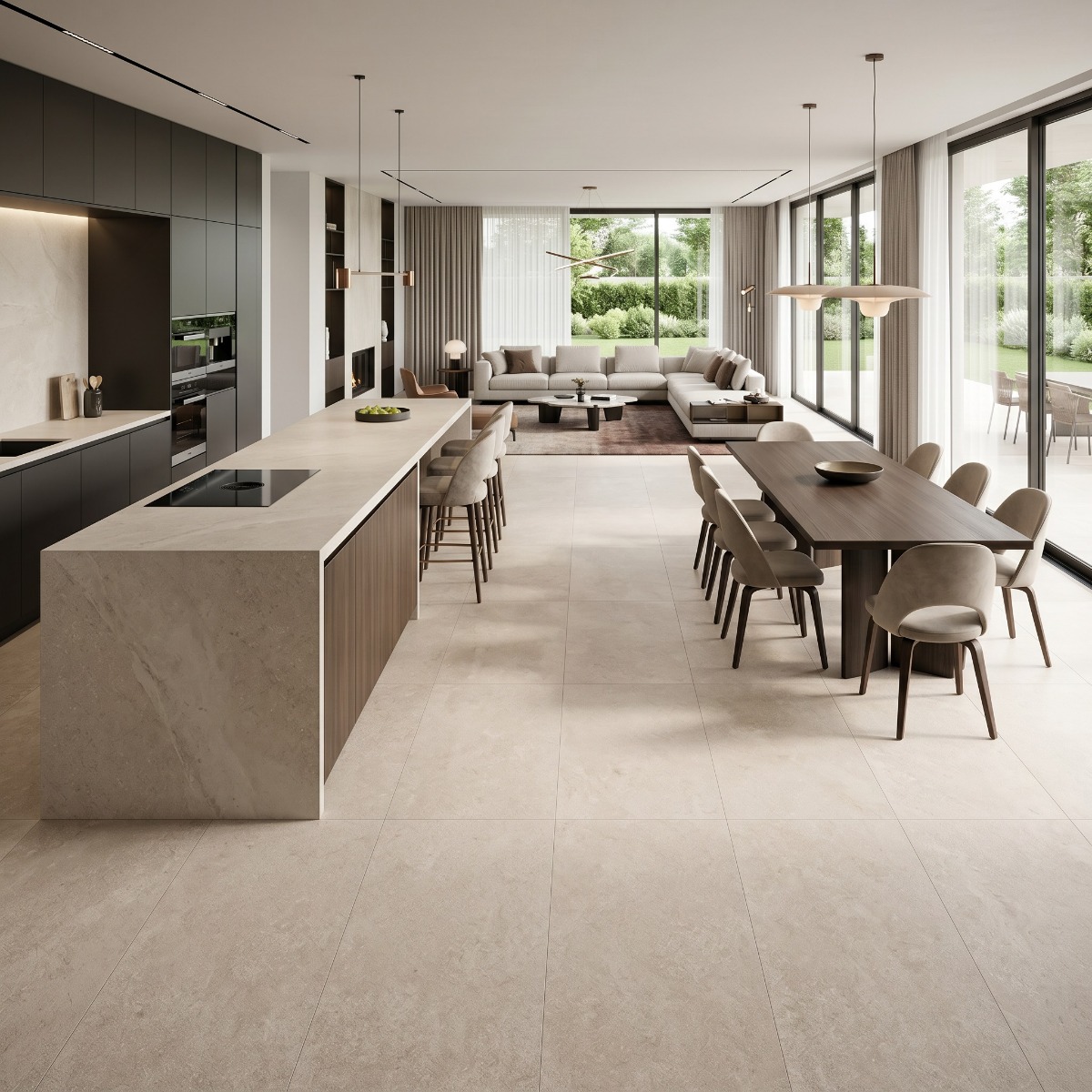 Gresie LIMESTONE BEIGE F P 600X1200X8 R MAT 1L bej | în Romania pe