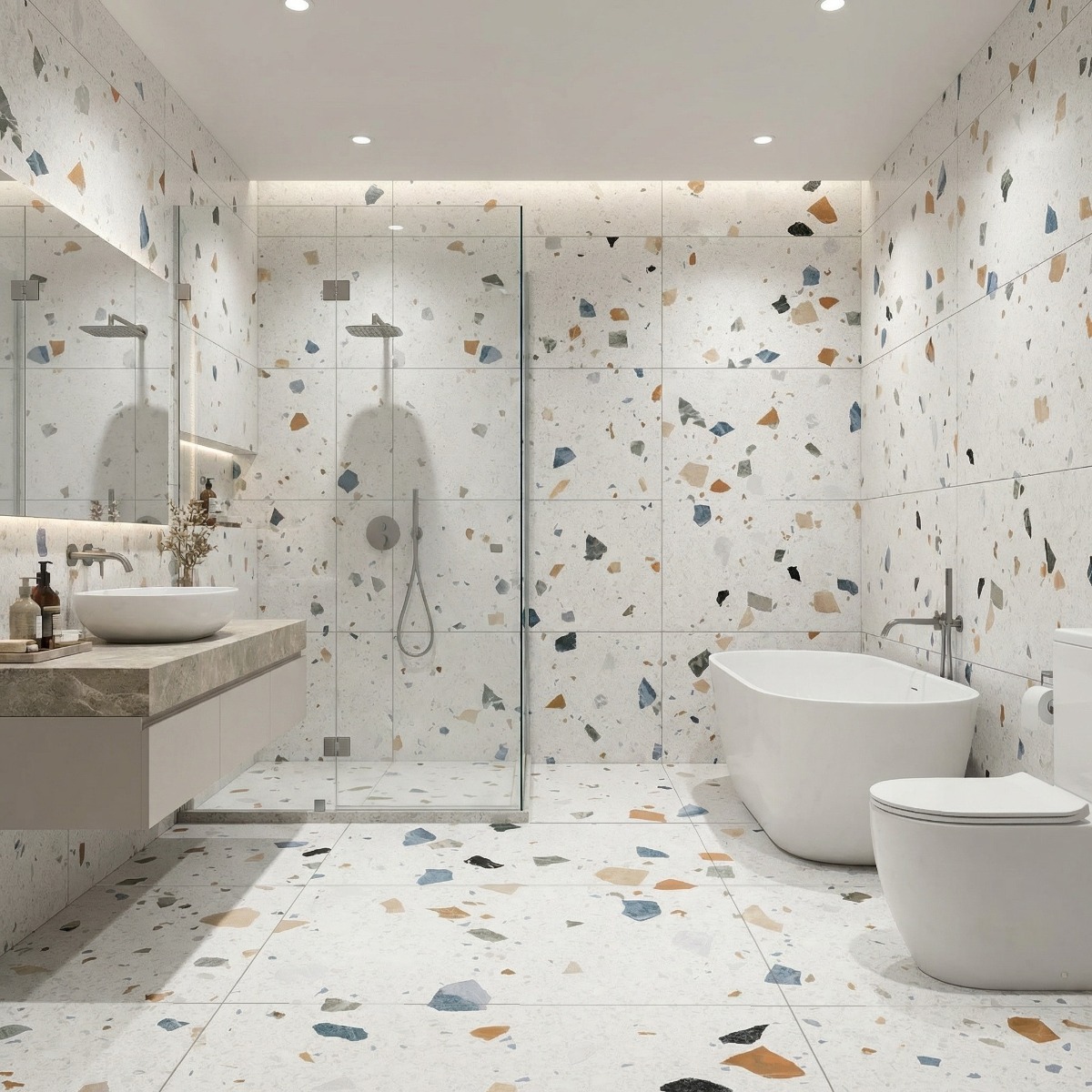 Gresie STRACCIATELLA WHITE F P 600X1200X8 R SATIN 1N alb | în Gresie STRACCIATELLA WHITE F P 600X1200X8 R SATIN 1N alb | în
