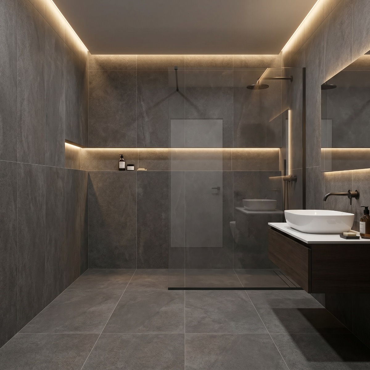 Gresie VENECIA ANTHRACITE F P 600X1200X8 R MAT 1L negru | în