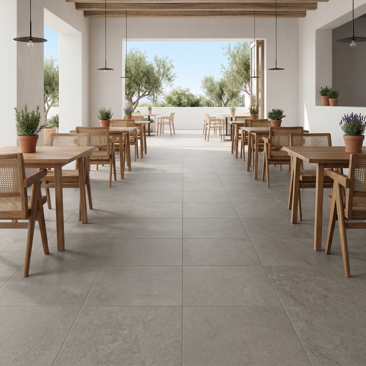 Gresie VICTORIA MID GREY F PCR 600X600X20 R MAT 1 gri | CeraMall.ro